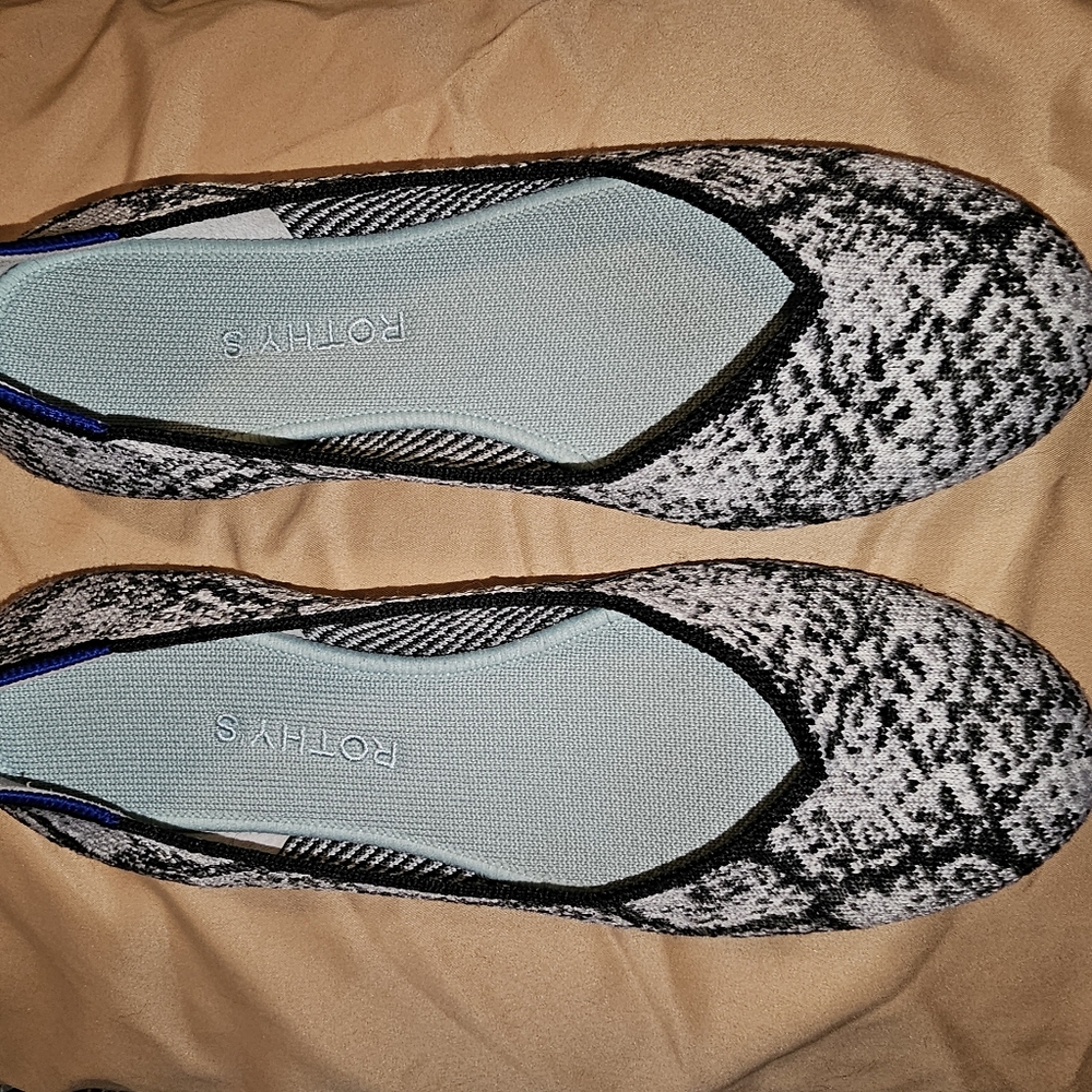 Rothys Snake Print Flats - Picture 2 of 6